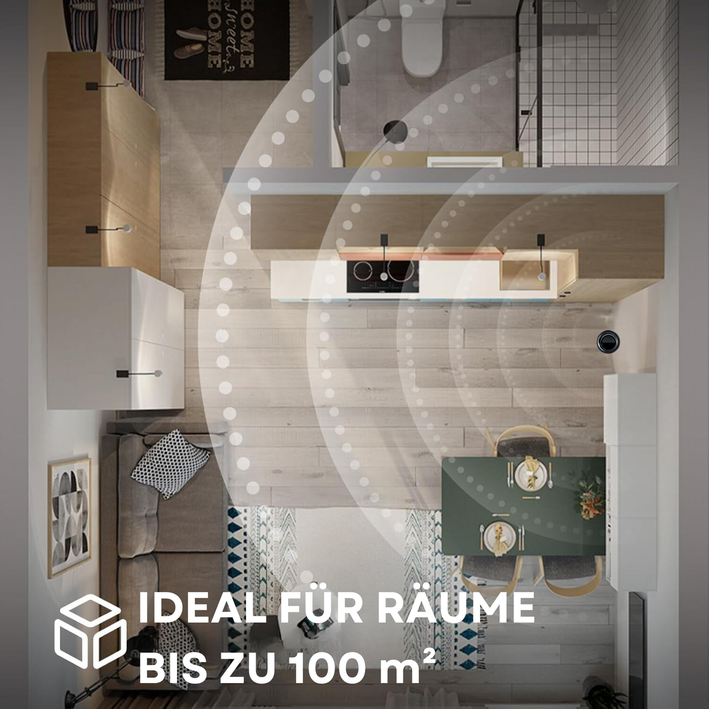 Duftdiffuser Studio Pro Schwarz <100 m2