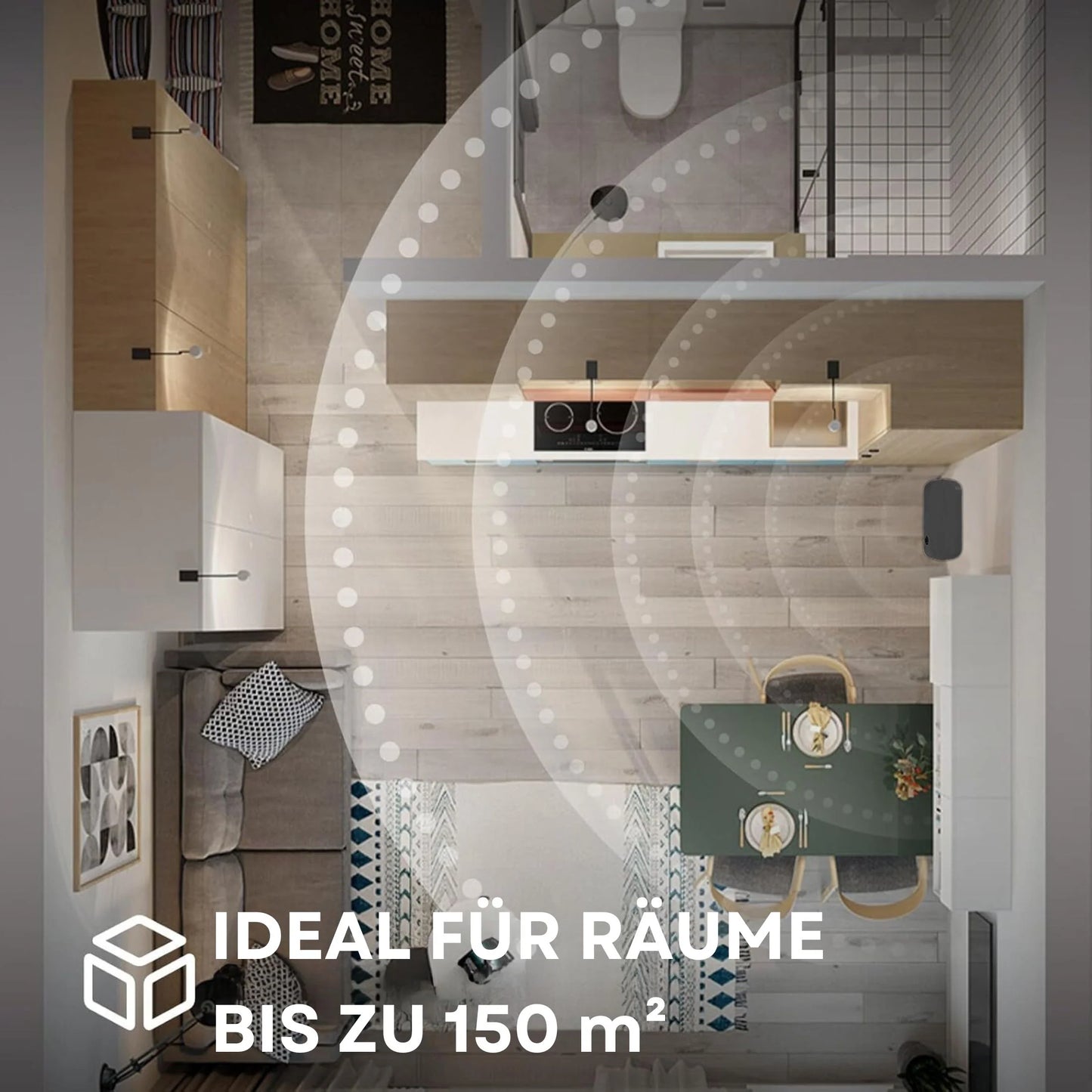 Duftdiffuser Studio Air Schwarz <150 m2